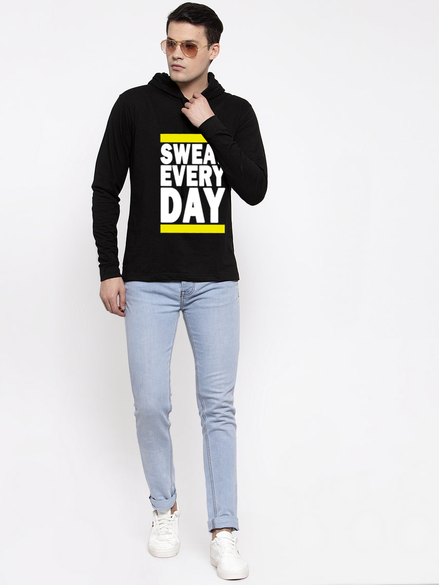 Men's Sweat Every Day Full Sleeves Hoody T-Shirt - Friskers