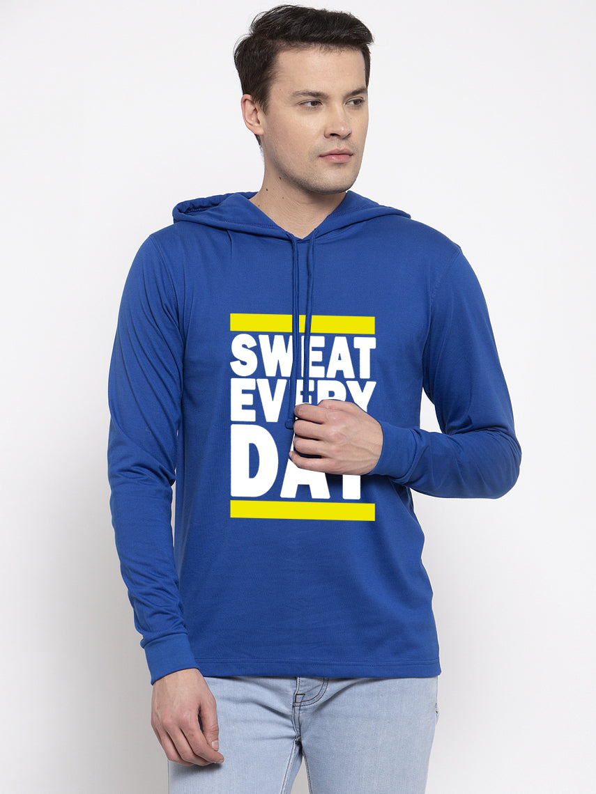 Men's Sweat Every Day Full Sleeves Hoody T-Shirt - Friskers