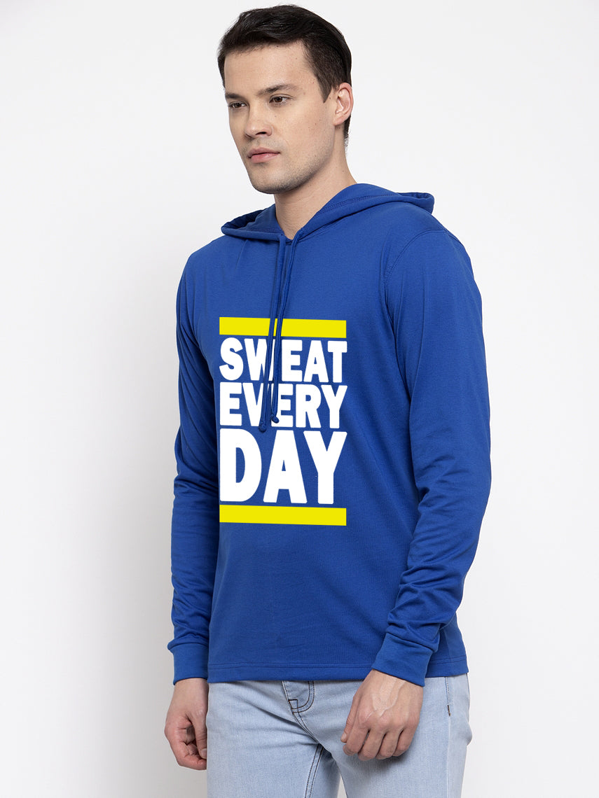 Men's Sweat Every Day Full Sleeves Hoody T-Shirt - Friskers