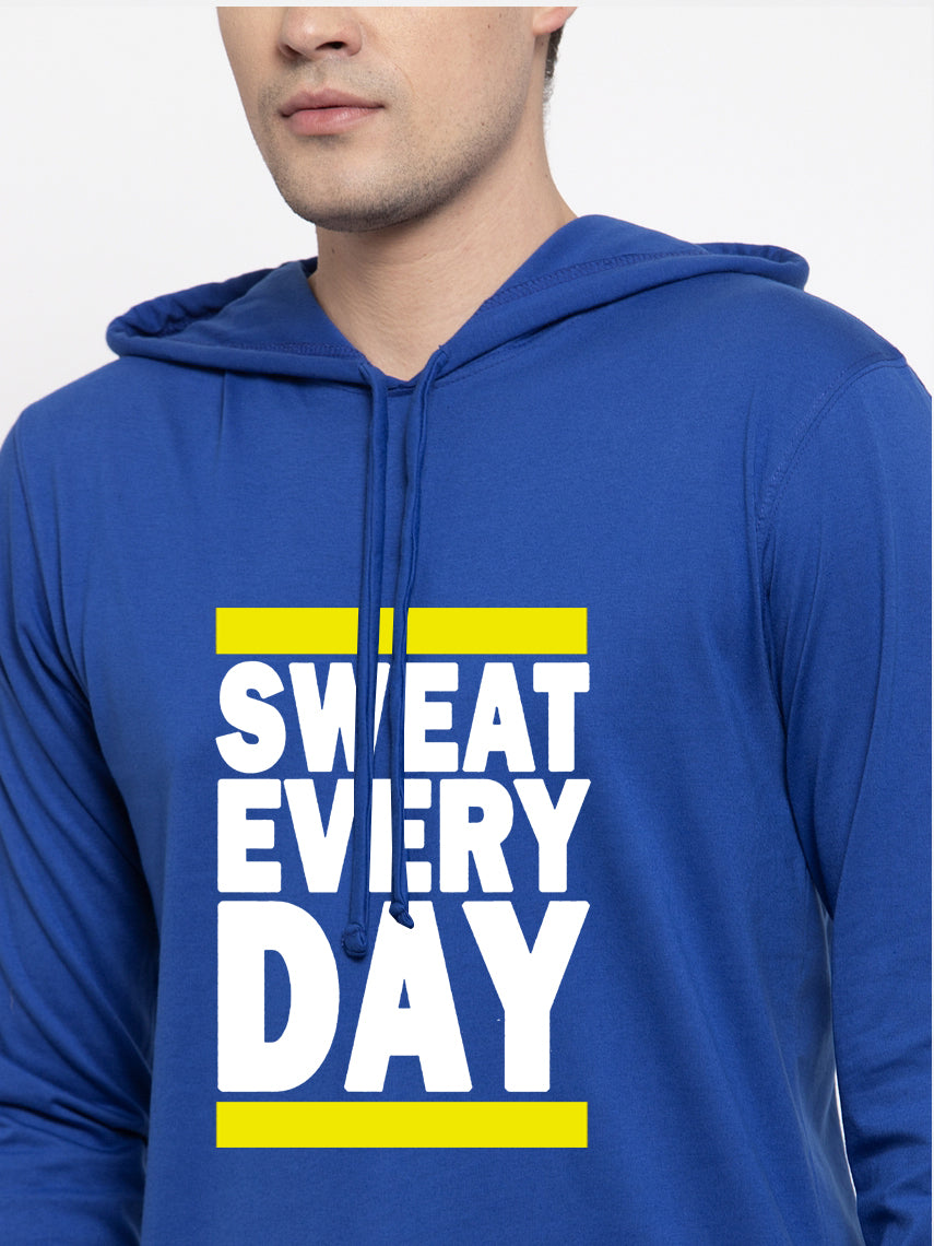 Men's Sweat Every Day Full Sleeves Hoody T-Shirt - Friskers