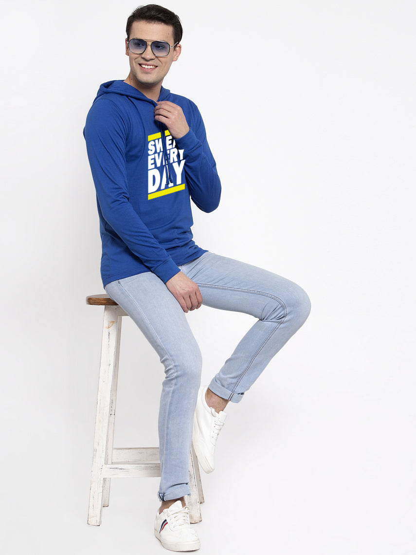 Men's Sweat Every Day Full Sleeves Hoody T-Shirt - Friskers