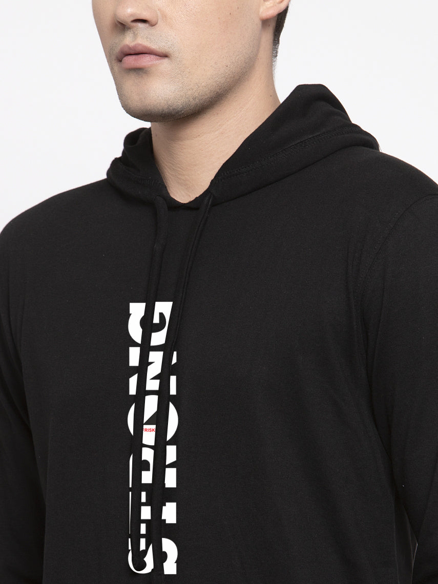 Men's Strong Full Sleeves Hoody T-Shirt - Friskers
