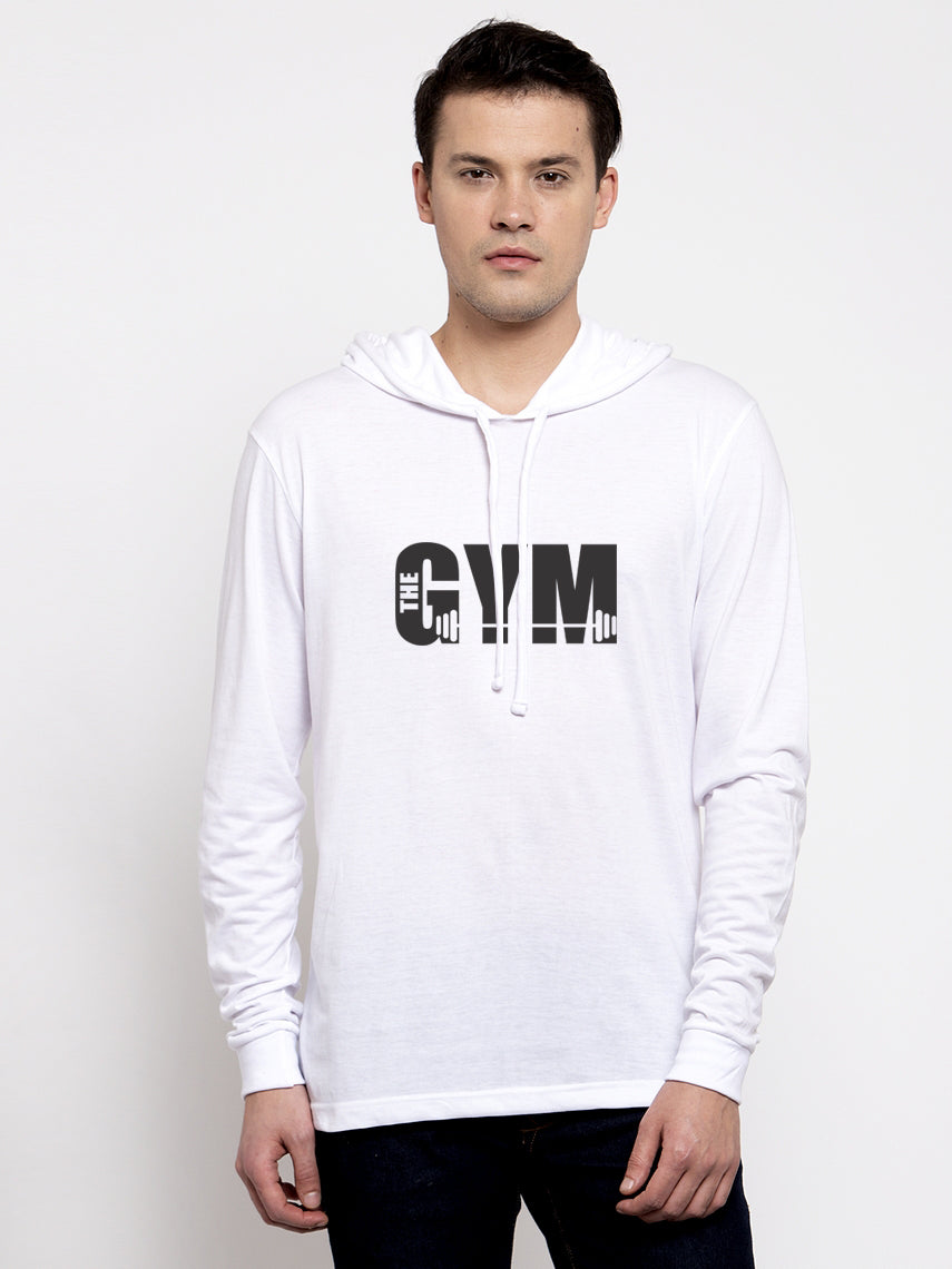 Men's Gym Full Sleeves Hoody T-Shirt - Friskers