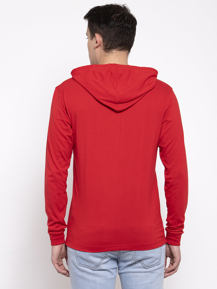 Men's Gym Full Sleeves Hoody T-Shirt - Friskers