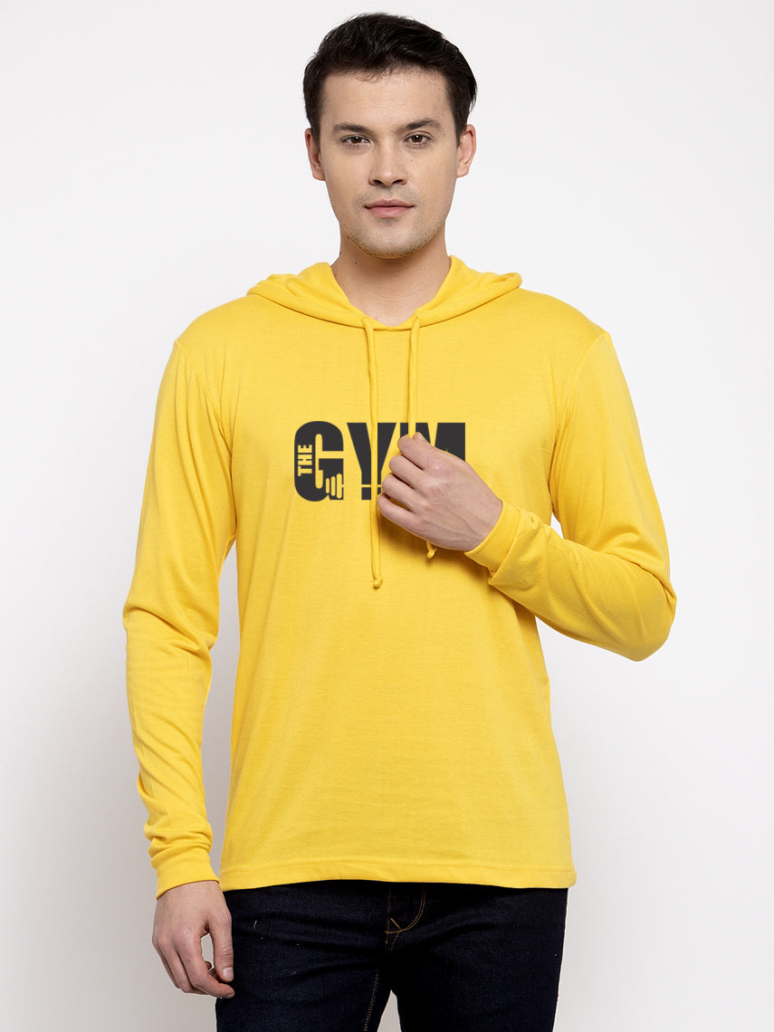 Men's Gym Full Sleeves Hoody T-Shirt - Friskers