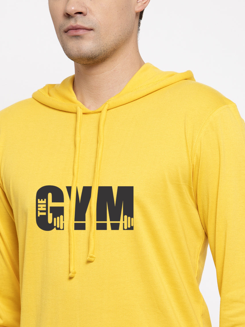 Men's Gym Full Sleeves Hoody T-Shirt - Friskers