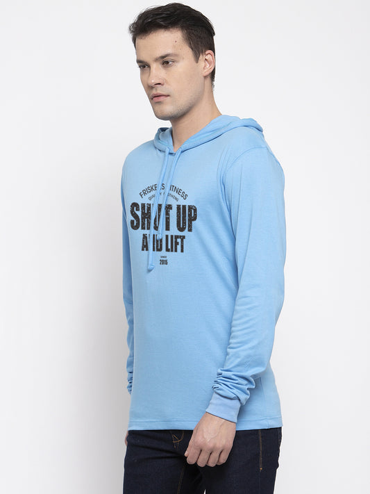 Men's Shutup And Lift Full Sleeves Hoody T-Shirt - Friskers