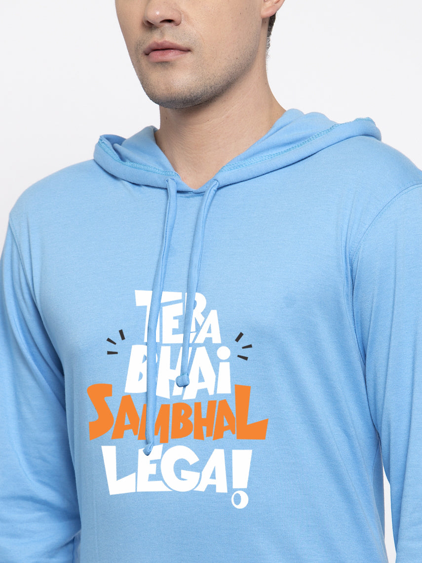 Men's Full Sleeves Casual Hoody T-Shirt - Friskers