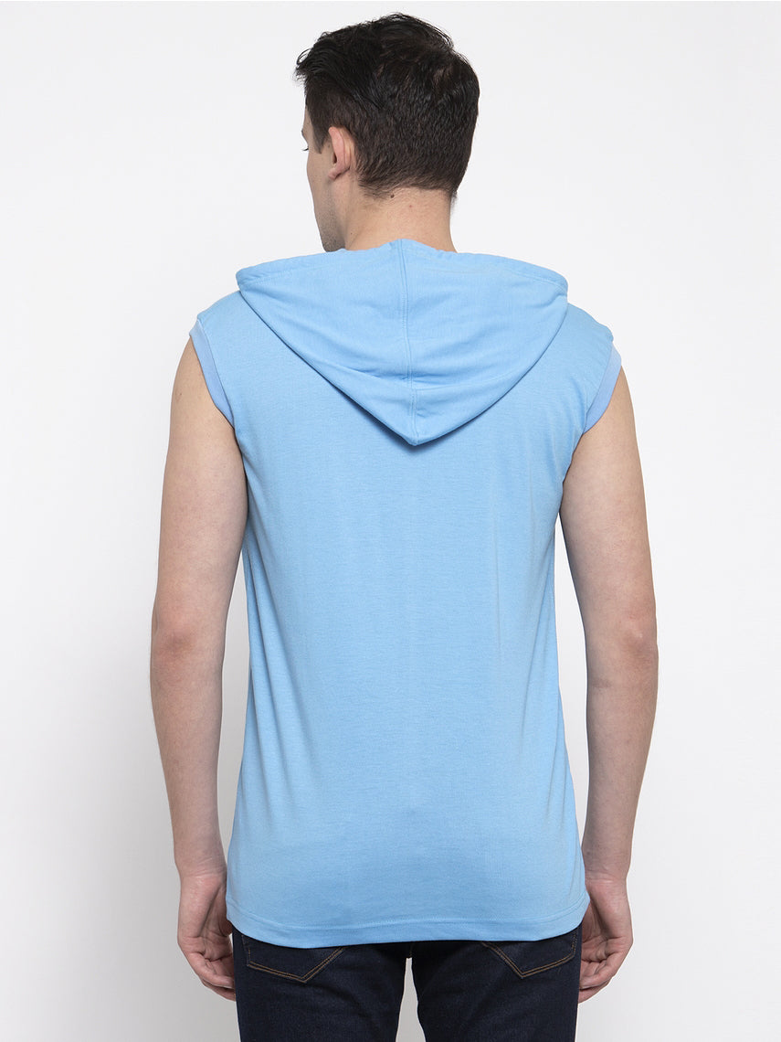Men's Captain Sleeveless Hoody T-Shirt - Friskers