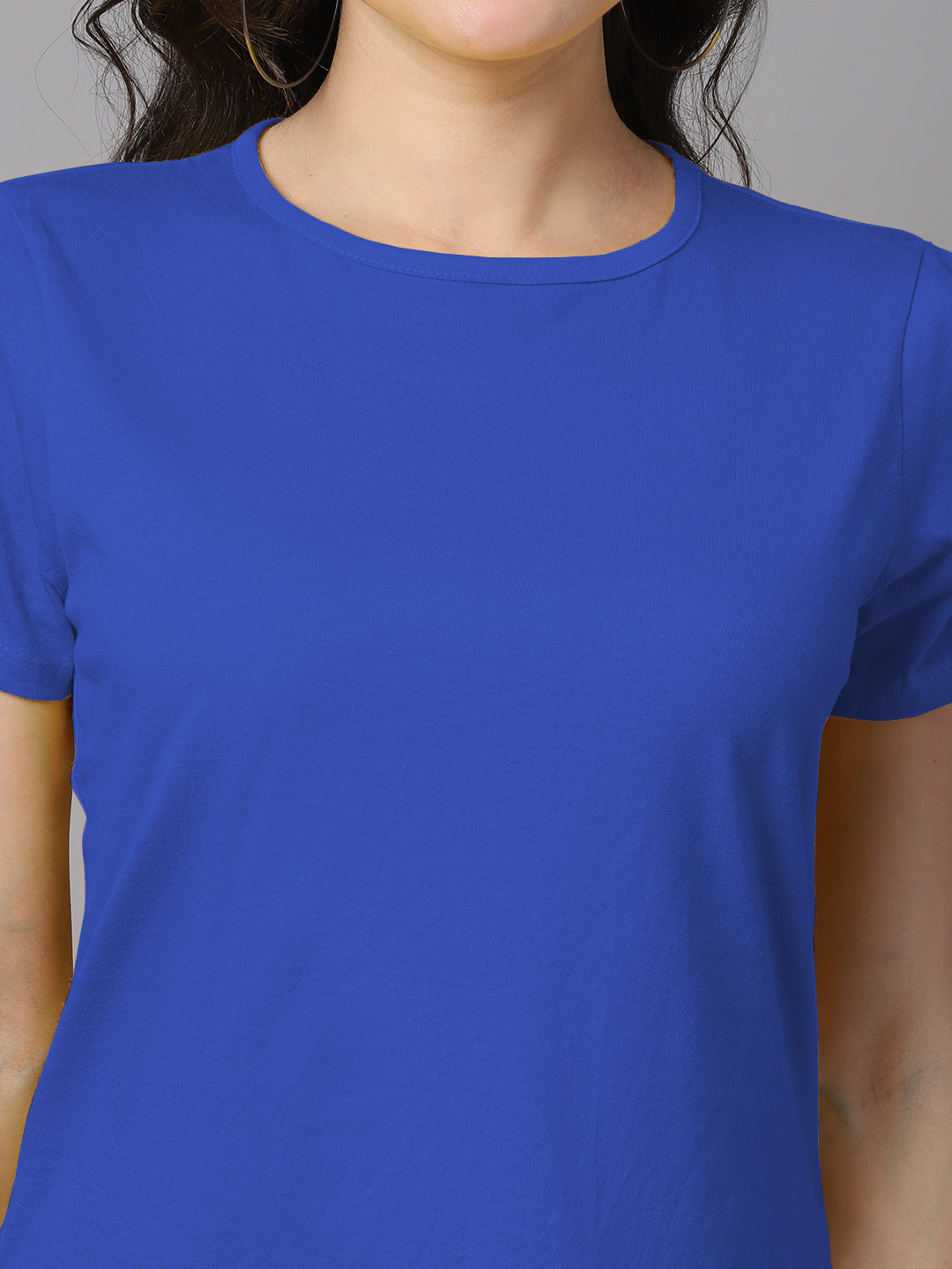 Women Slit Sleeves Pure Cotton T-Shirt - Friskers