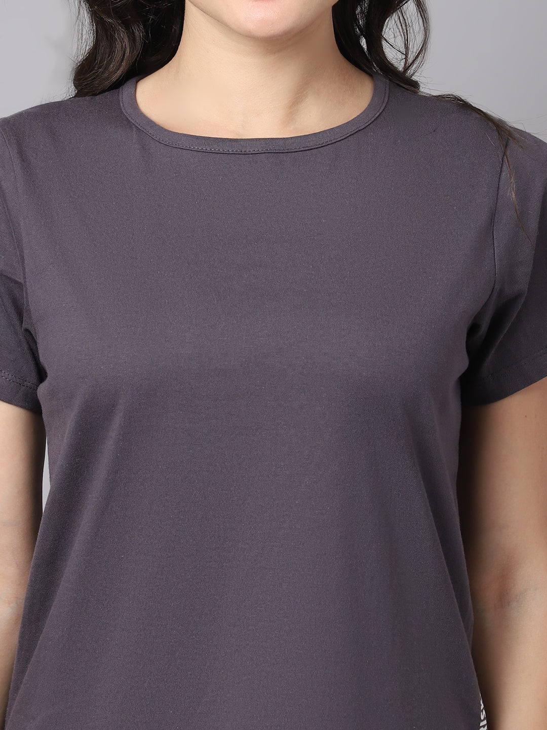 Women Slit Sleeves Pure Cotton T-Shirt - Friskers