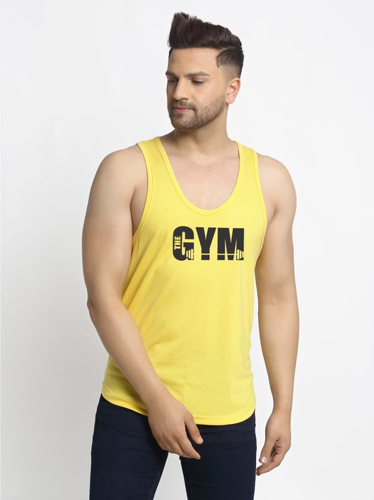 Men GYM Printed Innerwear Gym Vest - Friskers