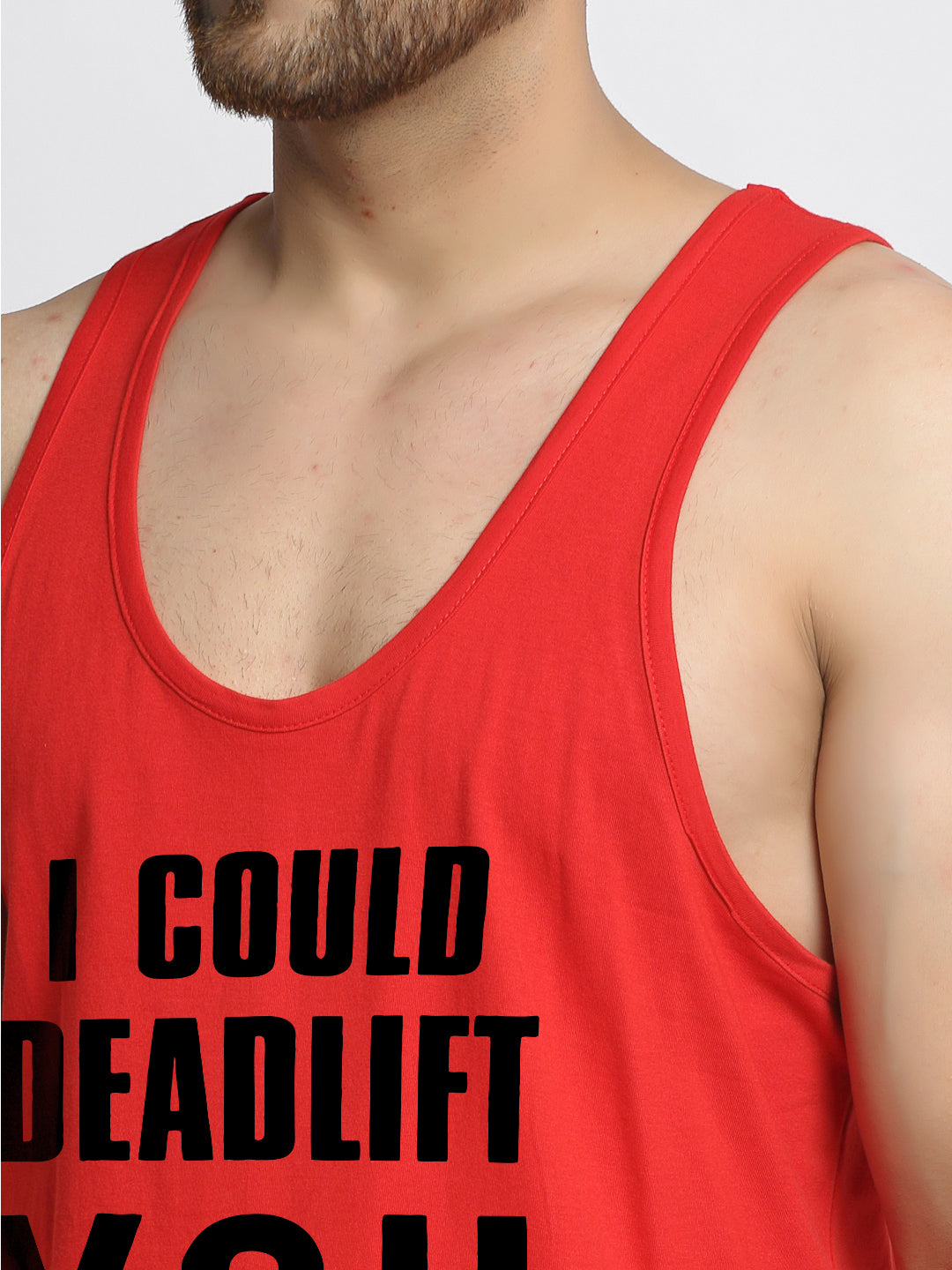 I Could Be Lift You Printed Innerwear Gym Vest - Friskers