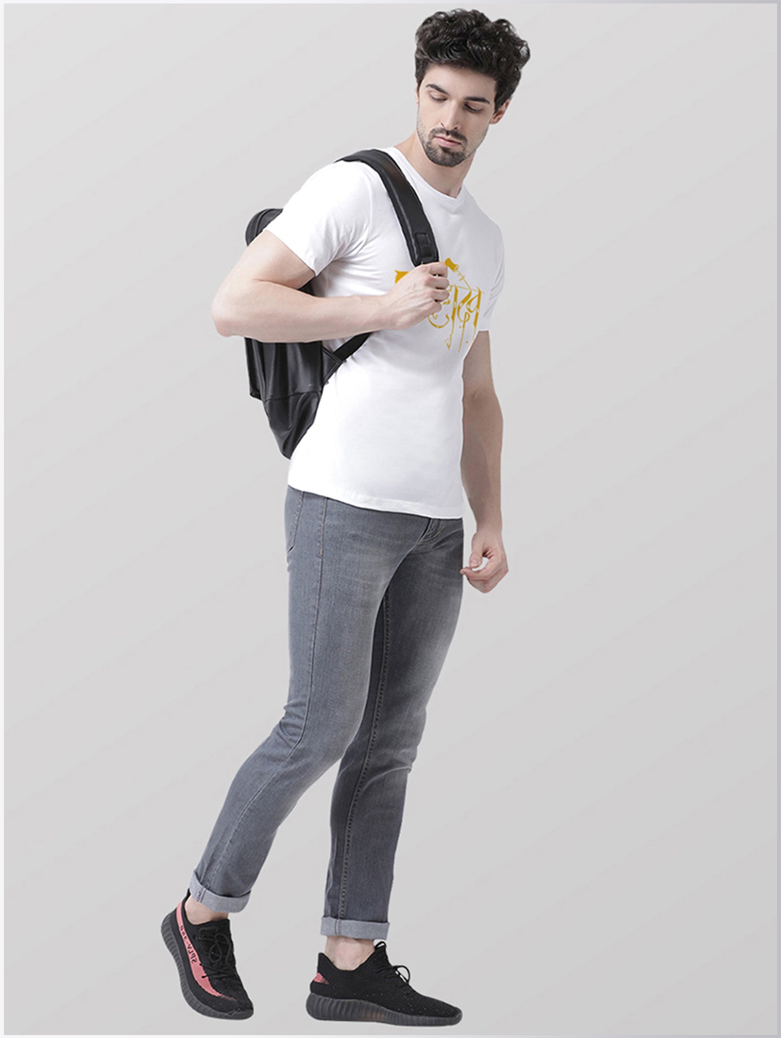 Mahadev Printed Round Neck Clearance T-shirt - Friskers