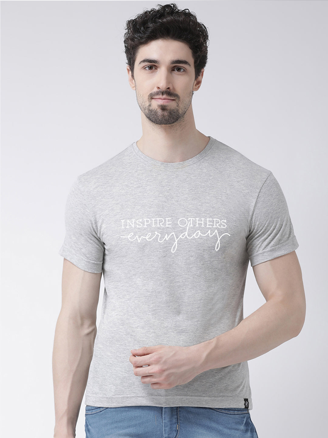 Inspiring Other Printed Round Neck T-shirt - Friskers
