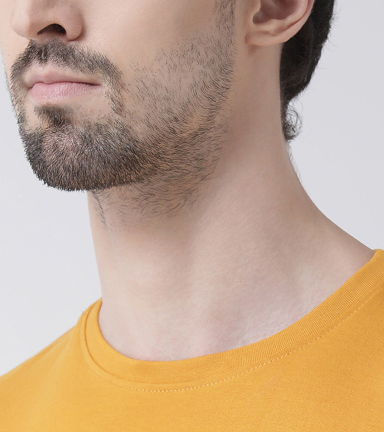 Three Star Printed Round Neck T-shirt - Friskers