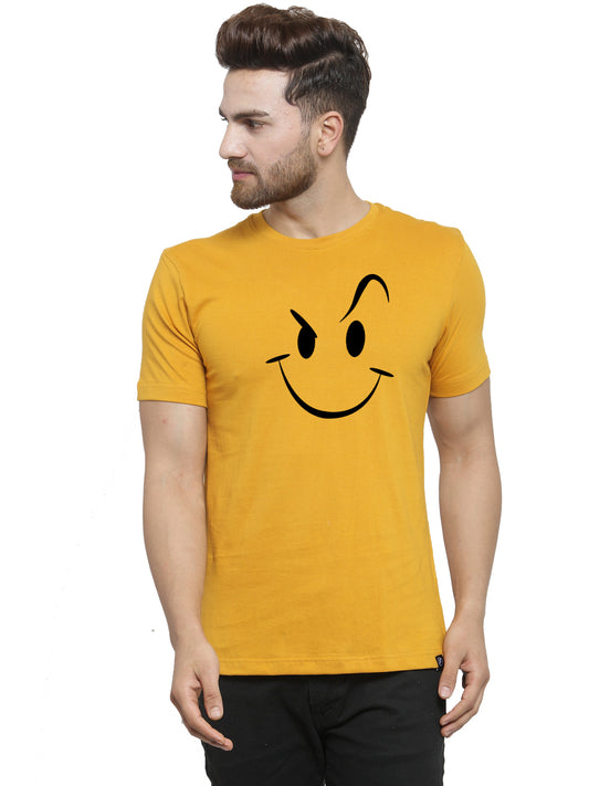 Smily Printed Clearence Round Neck T-shirt - Friskers