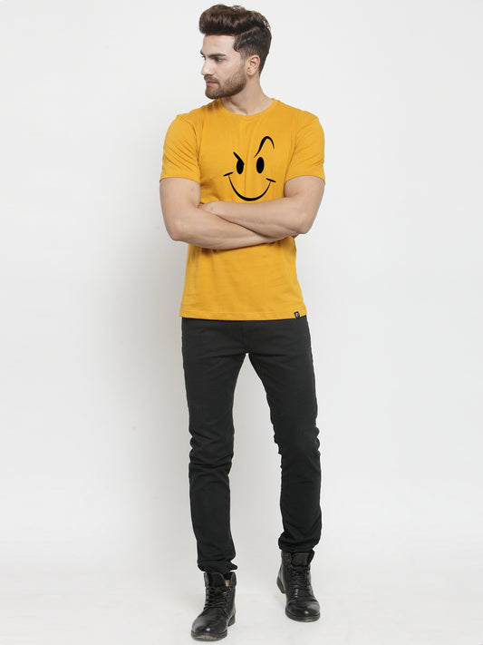 Smily Printed Clearence Round Neck T-shirt - Friskers