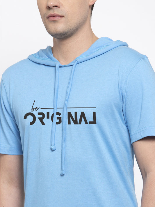 Original Half Sleeves Printed Hoody T-shirt - Friskers