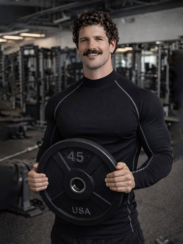Mens Polyster Compression Training Gym Tshirt