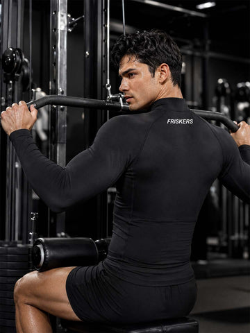 Mens Polyster Compression Training Gym Tshirt