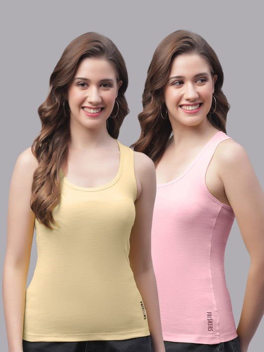 Women Pack Of 2 Skin & Coral Ultimate Active Tank Top - Friskers