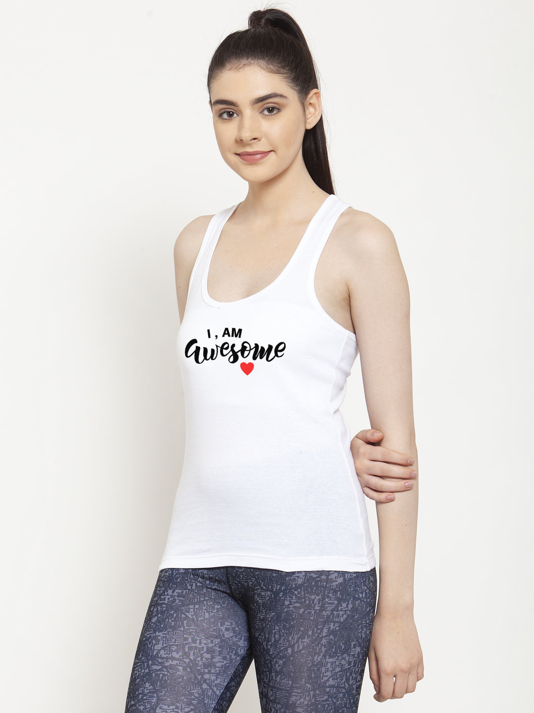 Awesome Printed Women Tank Top/Vest - Friskers