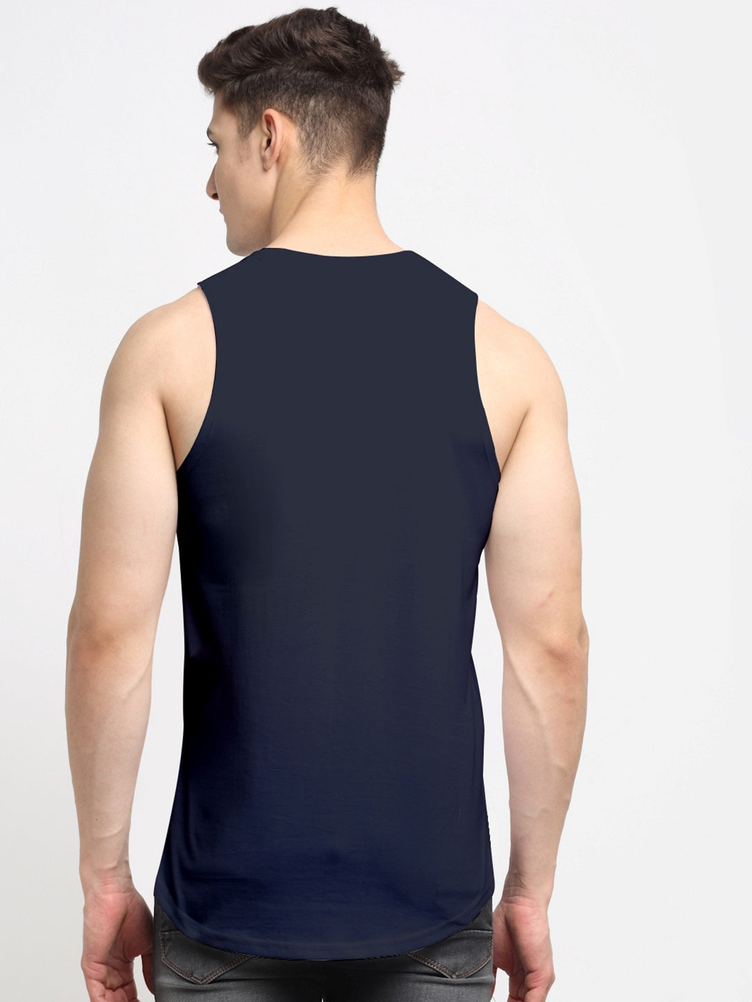 Men Legend Printed Cotton Training Vest - Friskers