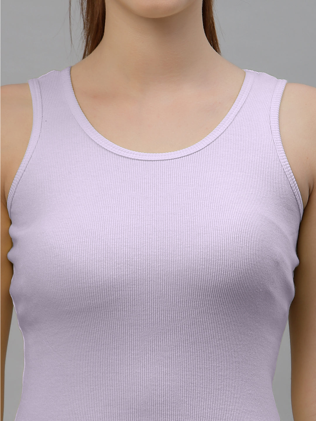 Women Pure Cotton Solid Fitted Crop Top - Friskers