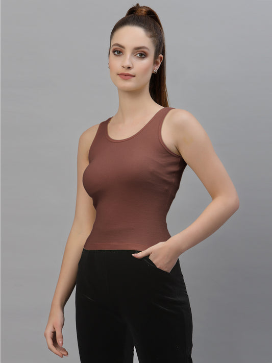 Women Pack Of 2 Solid Crop Top - Friskers