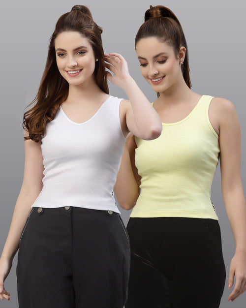 Women Pack Of 2 Pure Cotton Regular Fit Top