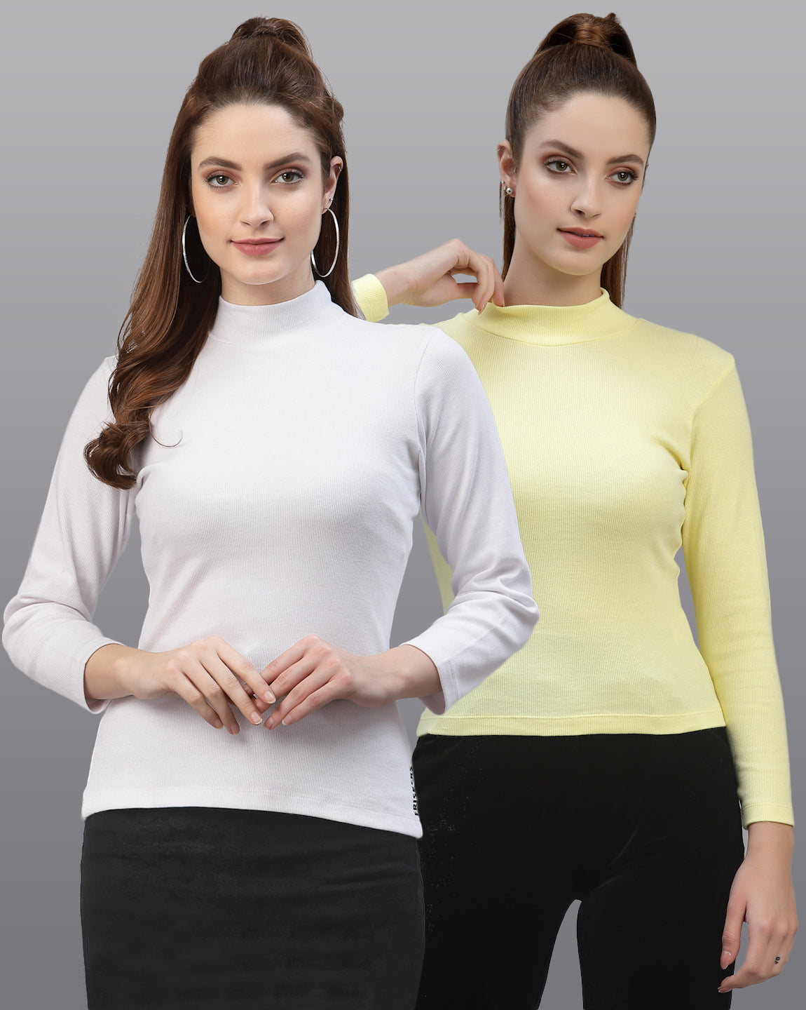 Women Pack Of 2 Pure Cotton Casual Top - Friskers