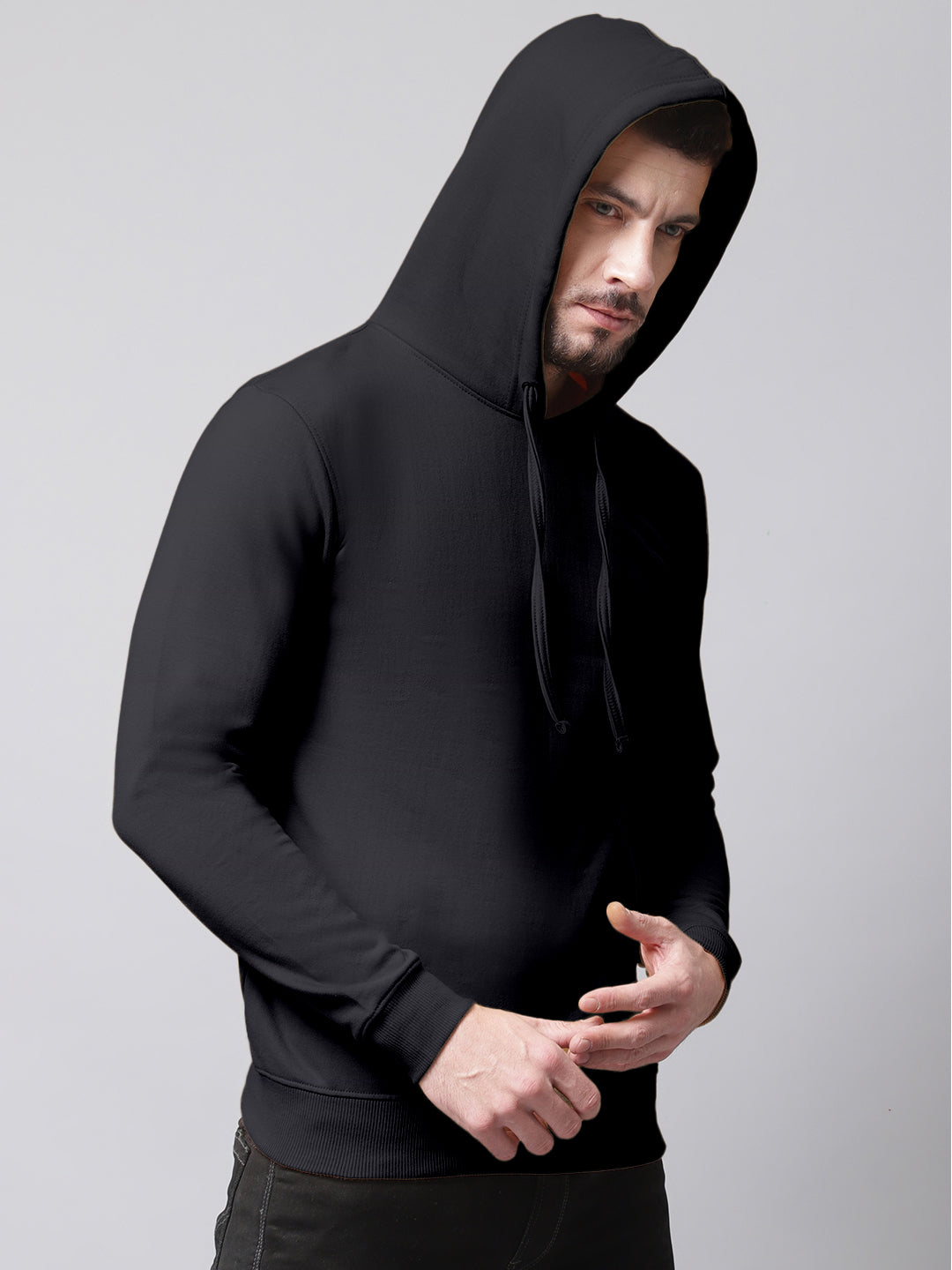 Men's Full Sleeves Casual Hoody T-shirt - Friskers
