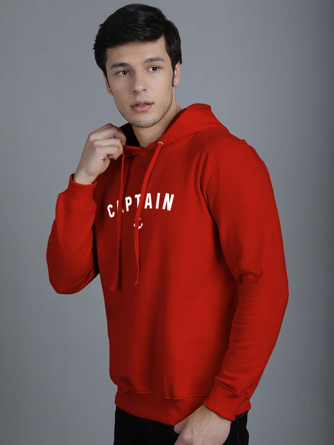 Men's Captain Full Sleeves Hoody T-Shirt - Friskers