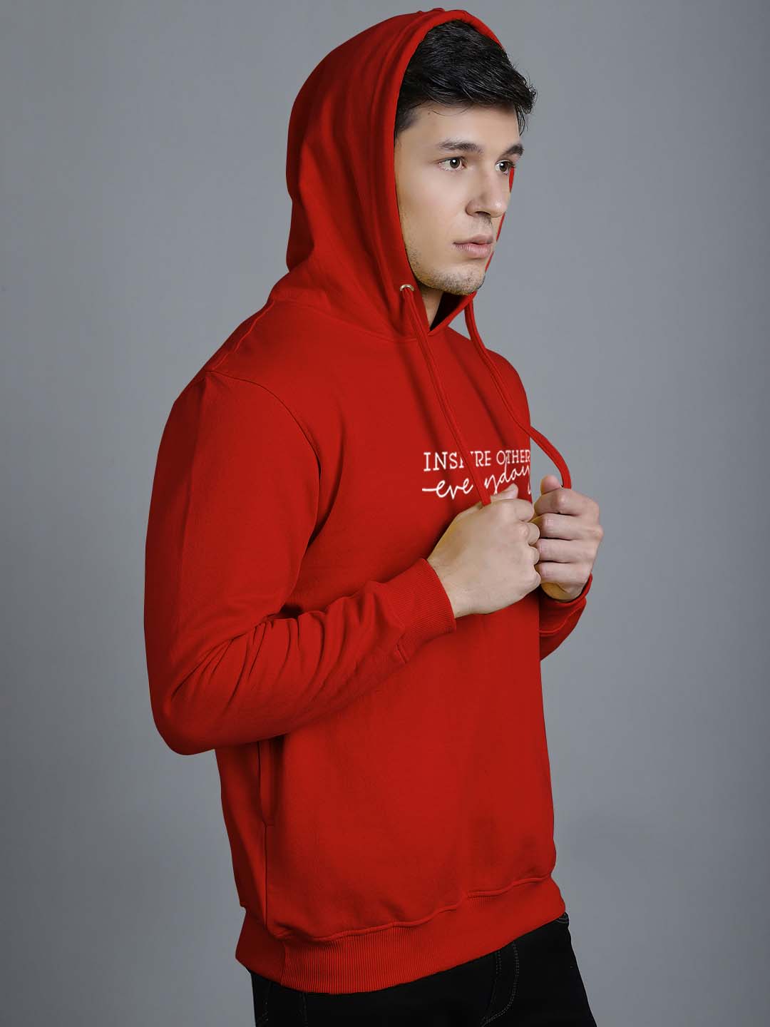 Men's Inspire Others Everyday  Full Sleeves Hoody T-Shirt - Friskers