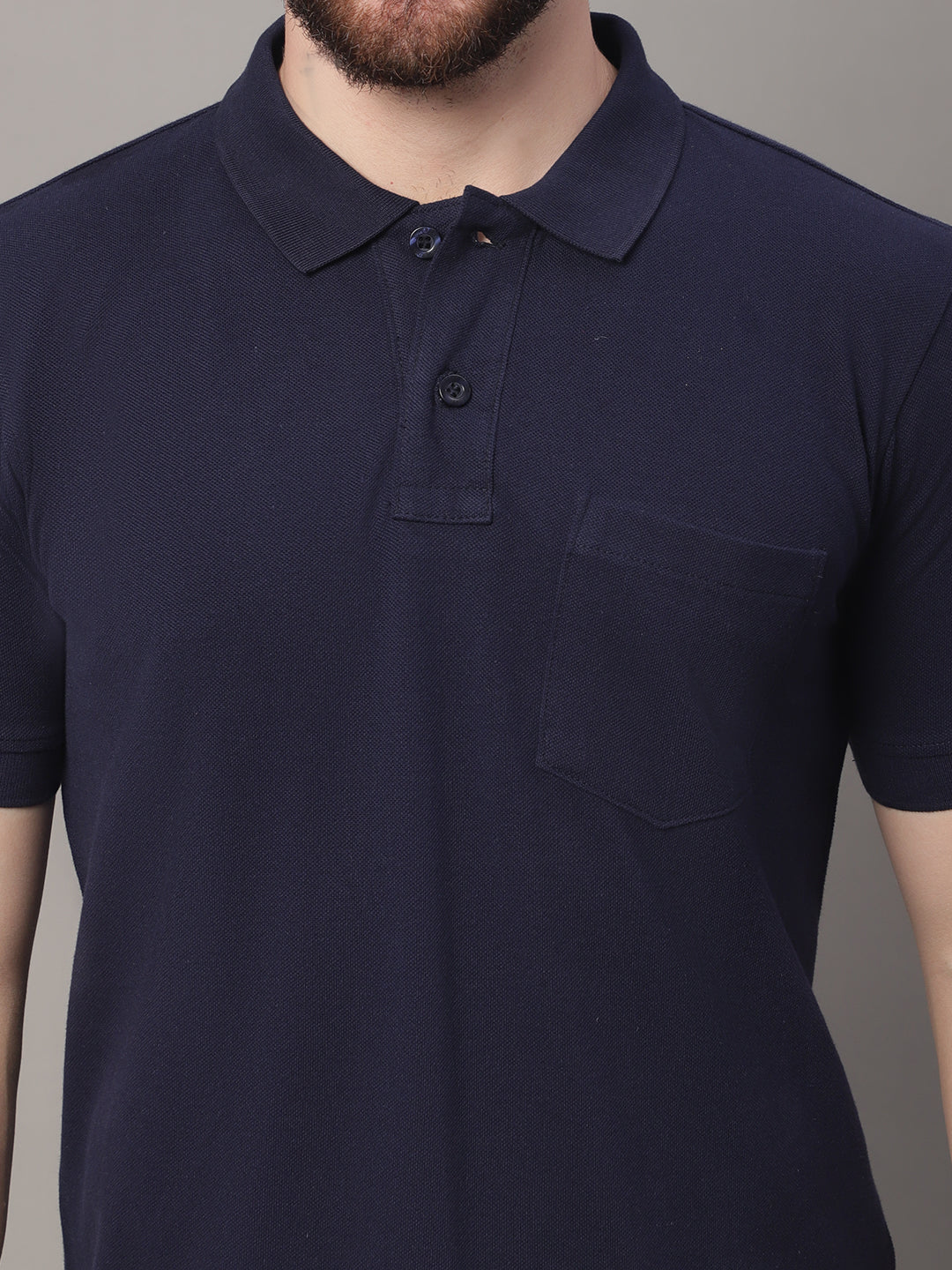 Men's Half Sleeves Solid Polo T-shirt - Friskers