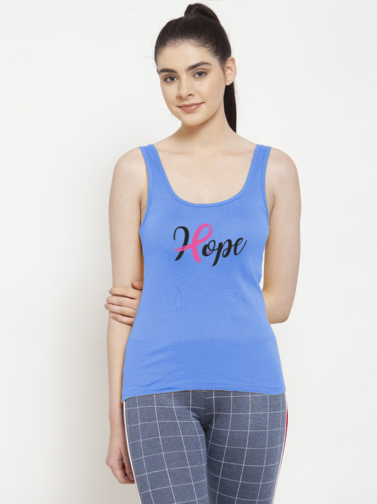 Women Hope Pure cotton Printed Top Vest - Friskers