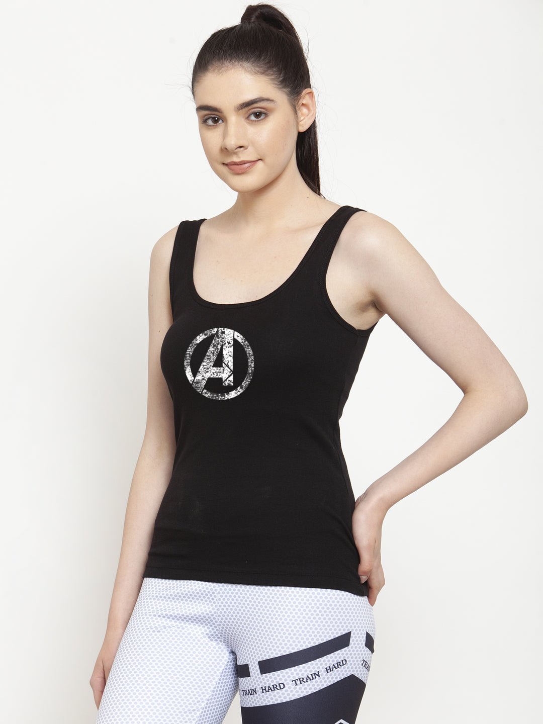 Women Avengers Pure cotton Printed Top Vest - Friskers