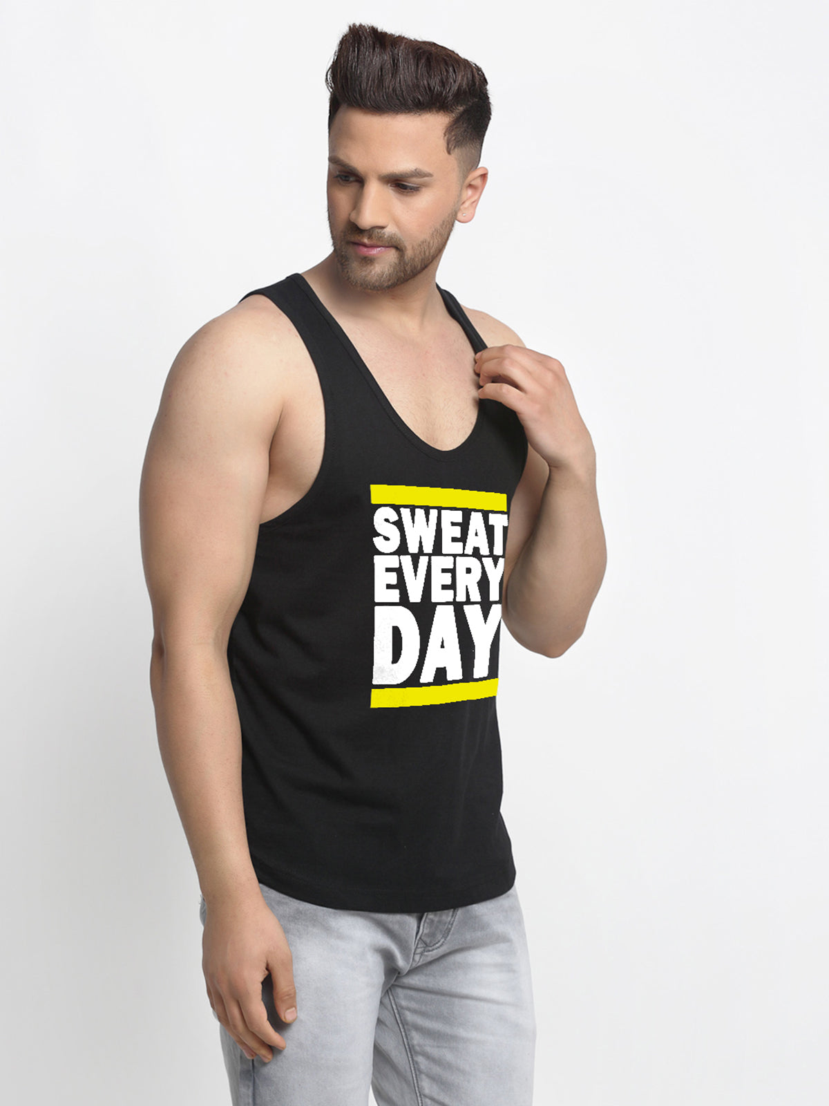 Sweet Everyday Printed Innerwear Gym Vest - Friskers