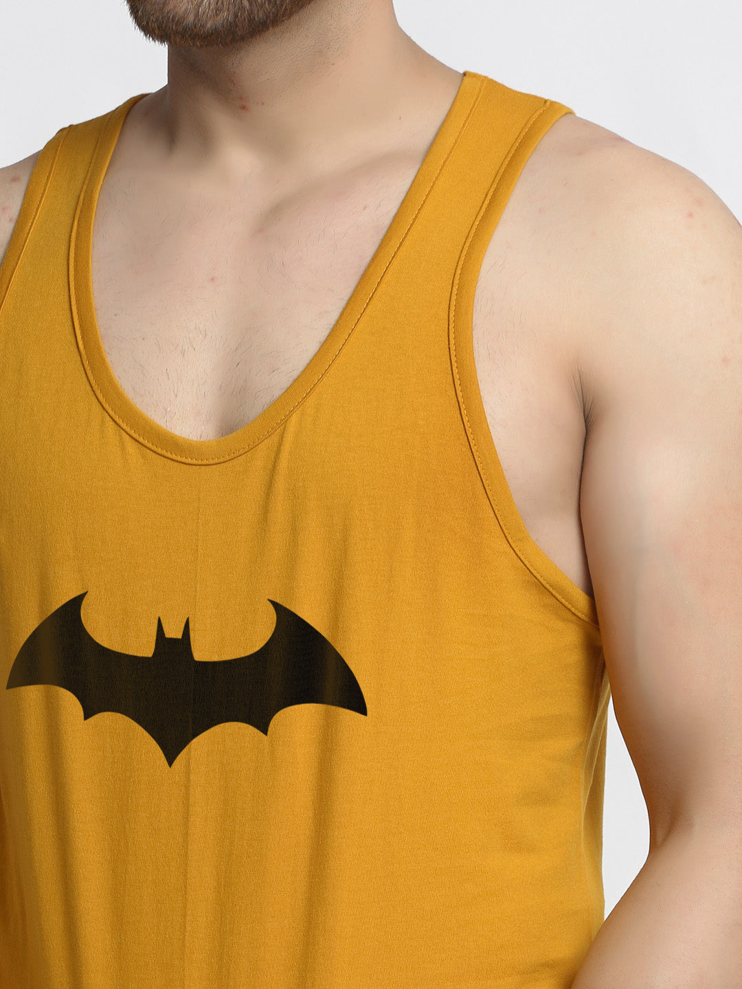 BAT Printed Sleeveless Innerwear Gym Vest - Friskers