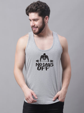 Men's No Days Off Pure Cotton Gym Vest - Friskers