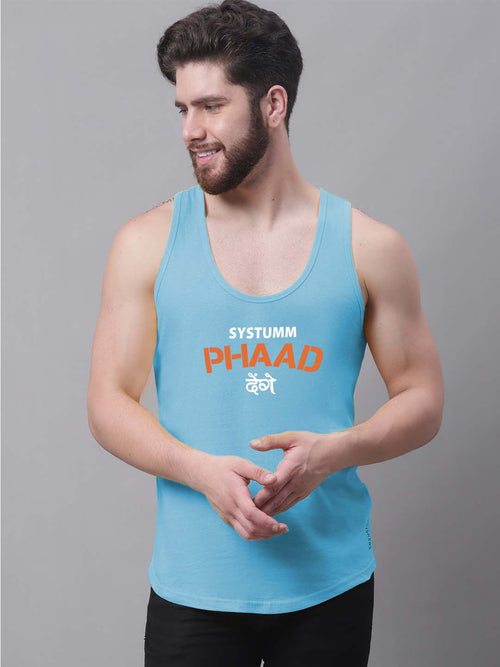Men's System Phad Denge Printed Innerwear Gym Vest