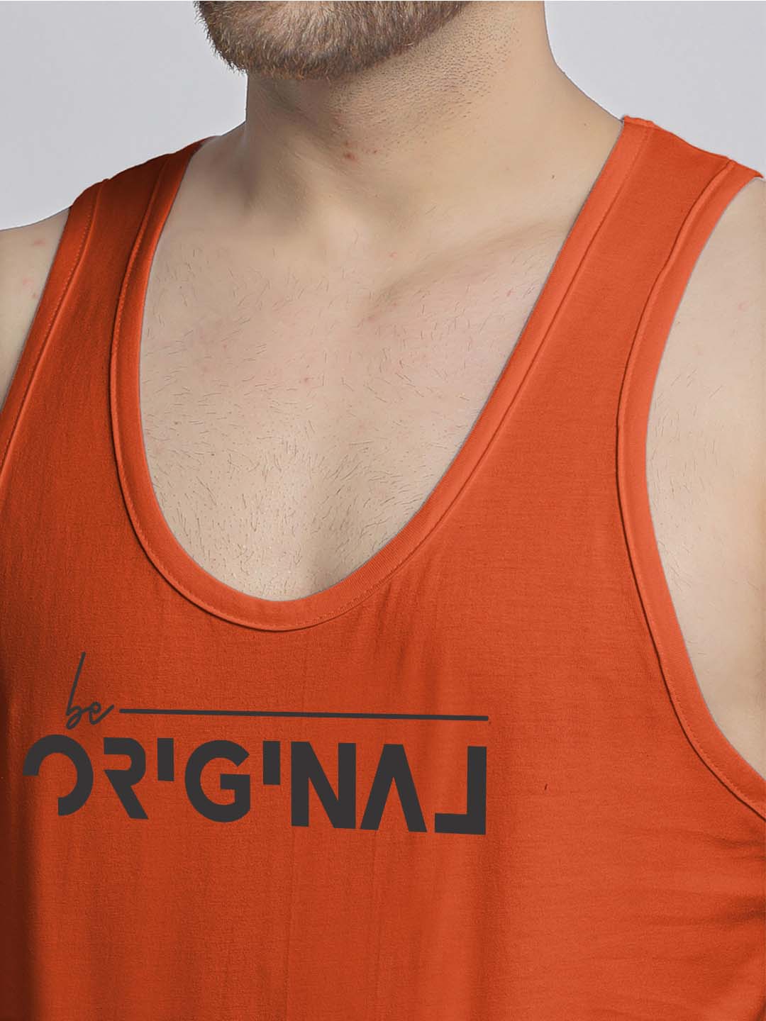 Mens's Original Printed Innerwear Gym Vest - Friskers