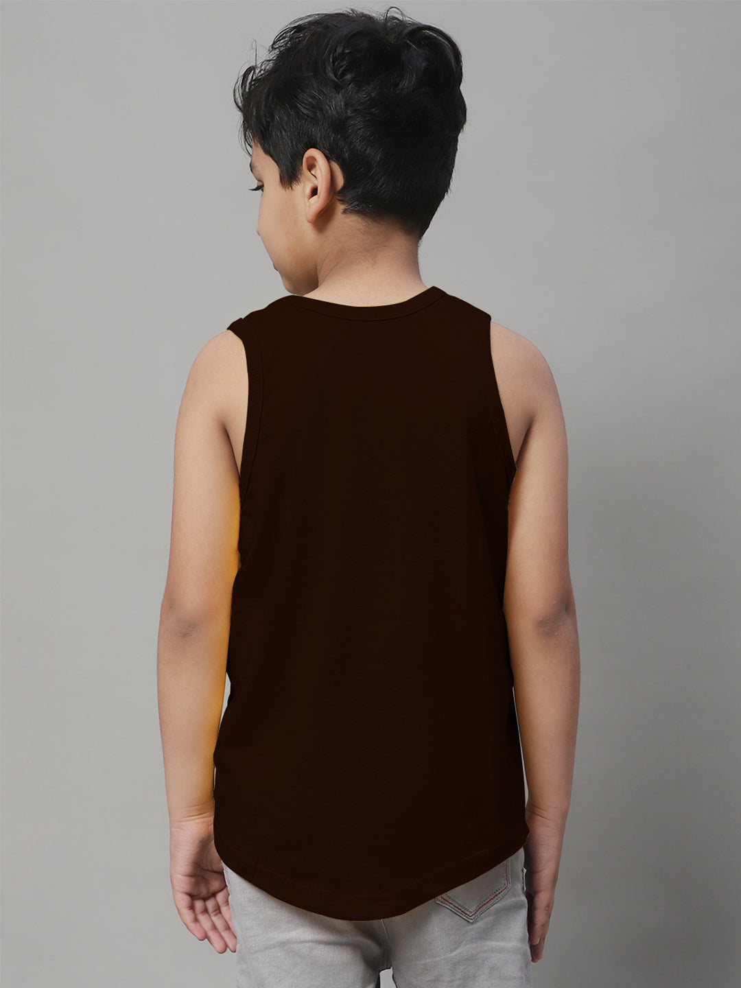 Kids Heart Printed Pure Cotton Innerwear Vest - Friskers