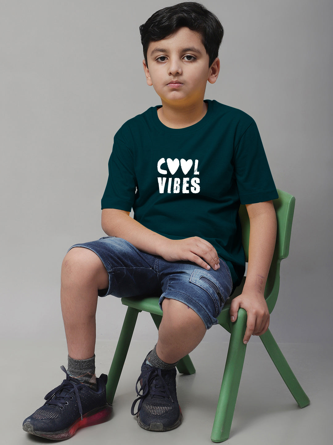 Kids Cool Vibes Regular Fit Cotton T-Shirt - Friskers