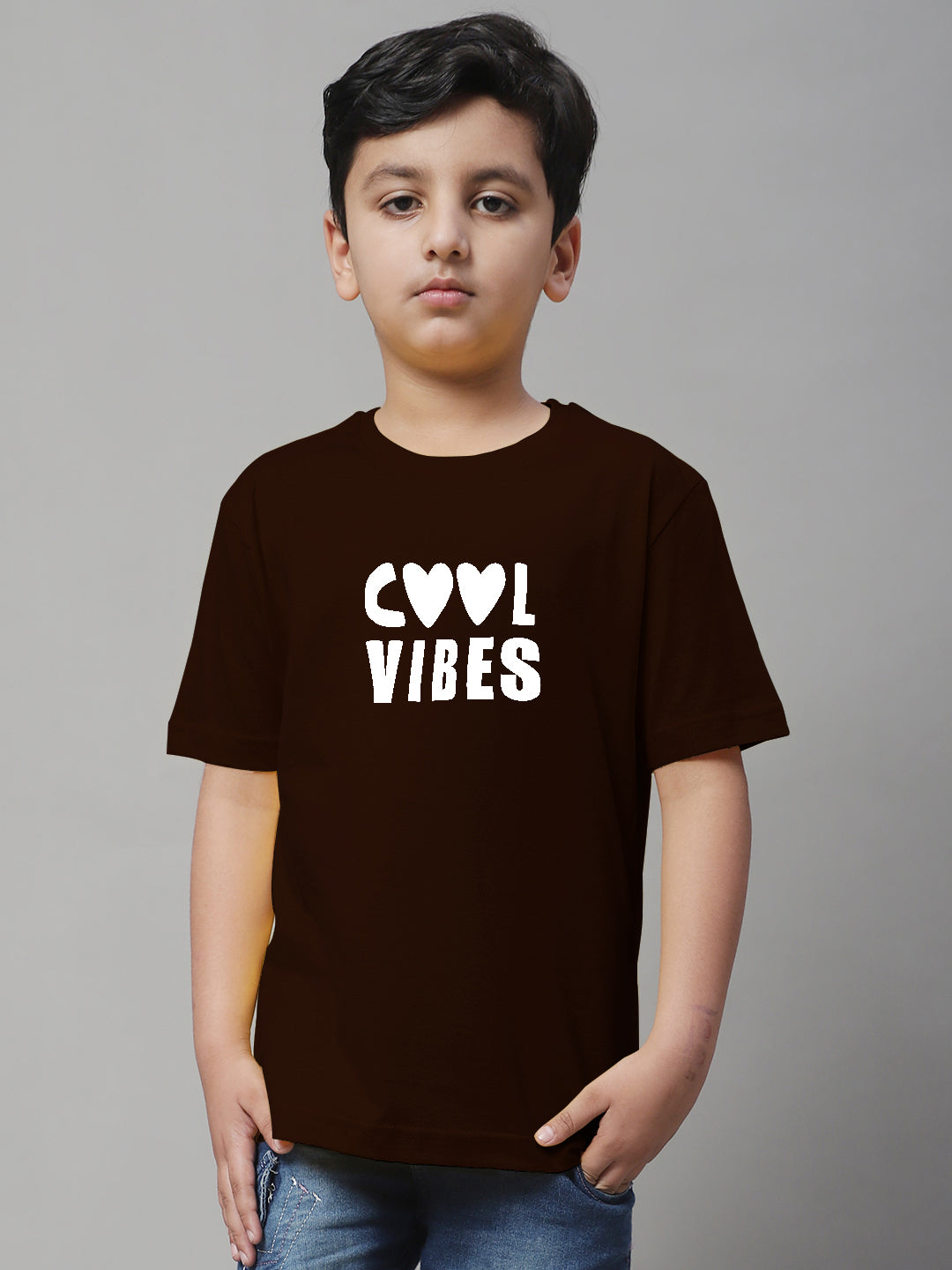 Kids Cool Vibes Regular Fit Cotton T-Shirt - Friskers