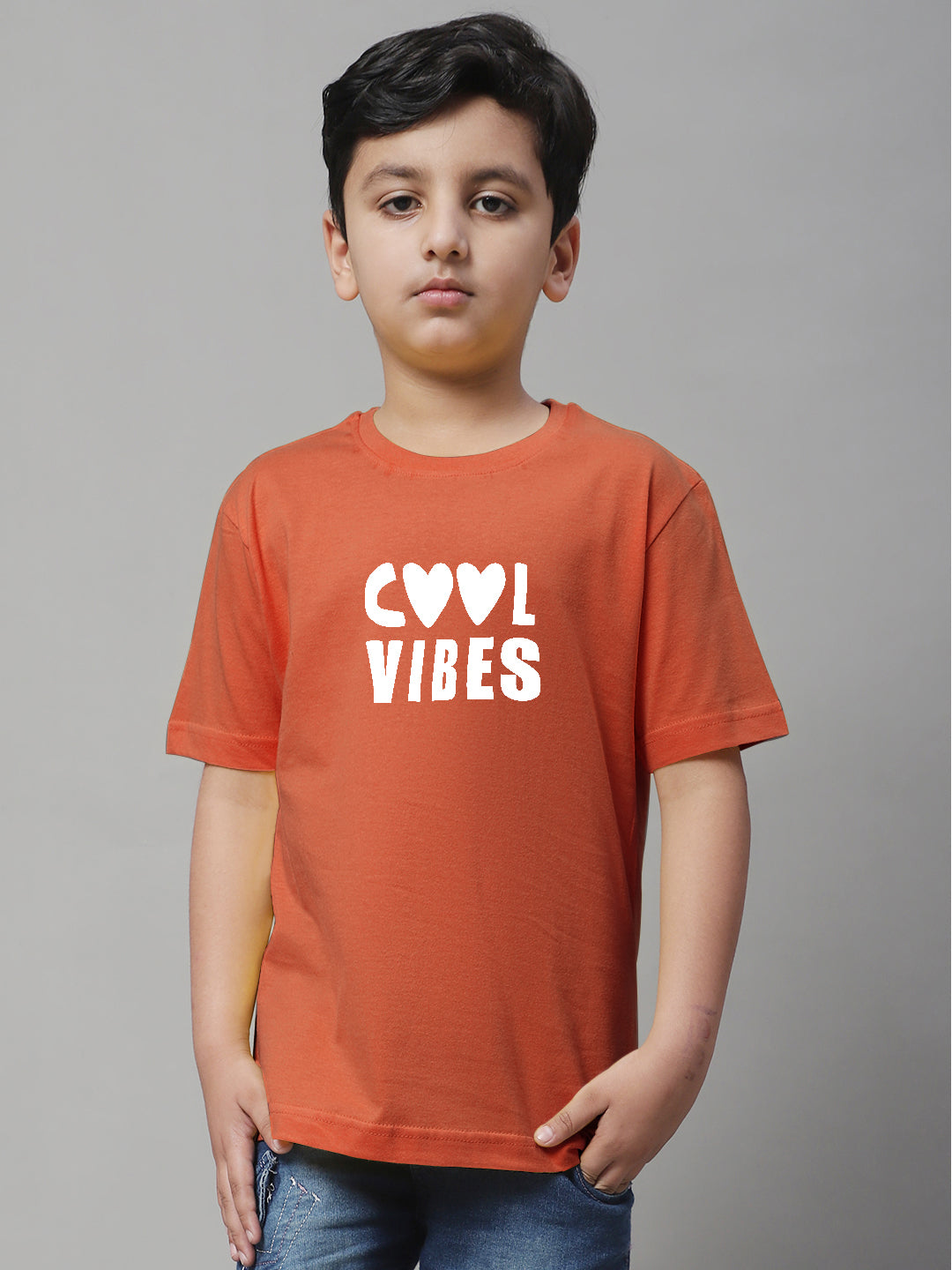 Kids Cool Vibes Regular Fit Cotton T-Shirt - Friskers