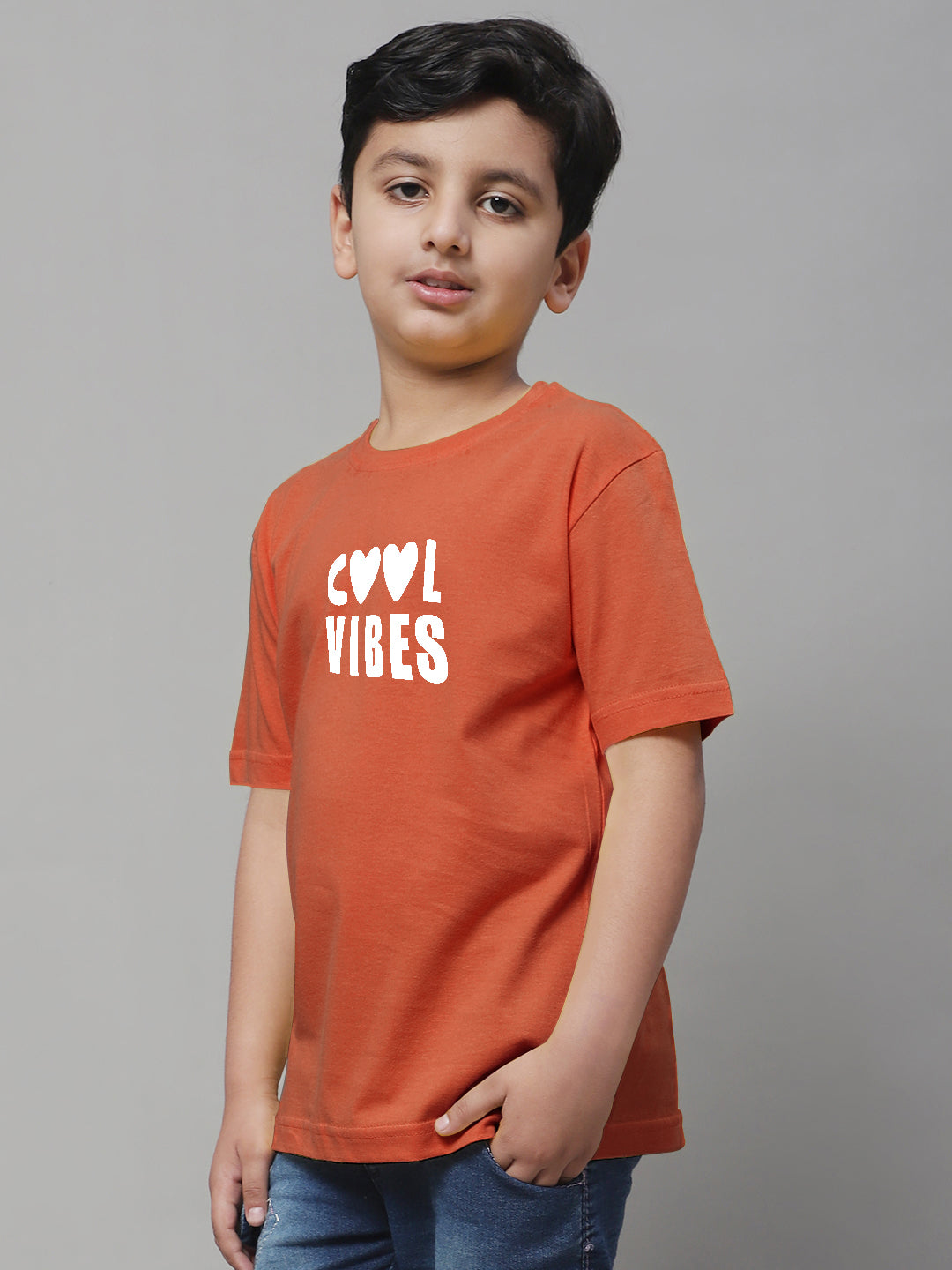 Kids Cool Vibes Regular Fit Cotton T-Shirt - Friskers