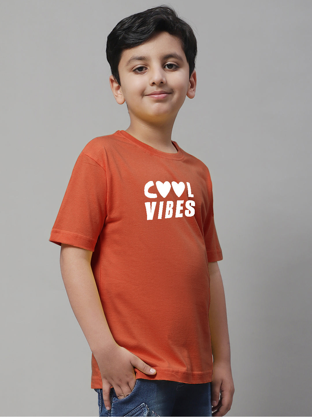 Kids Cool Vibes Regular Fit Cotton T-Shirt - Friskers