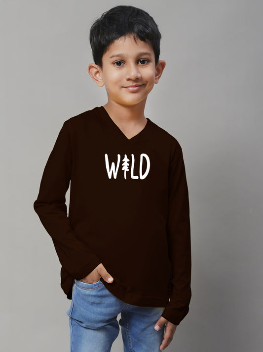 Boys Wild Casual Fit Printed T-Shirt - Friskers